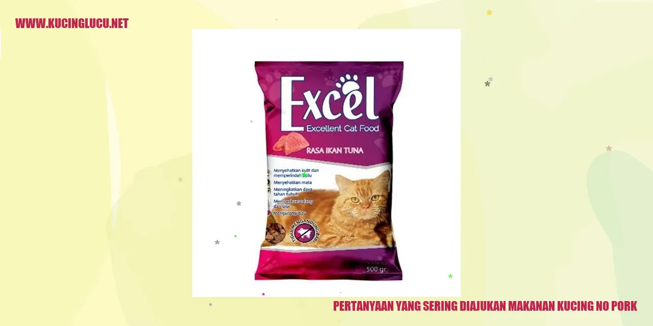 Makanan Kucing No Pork