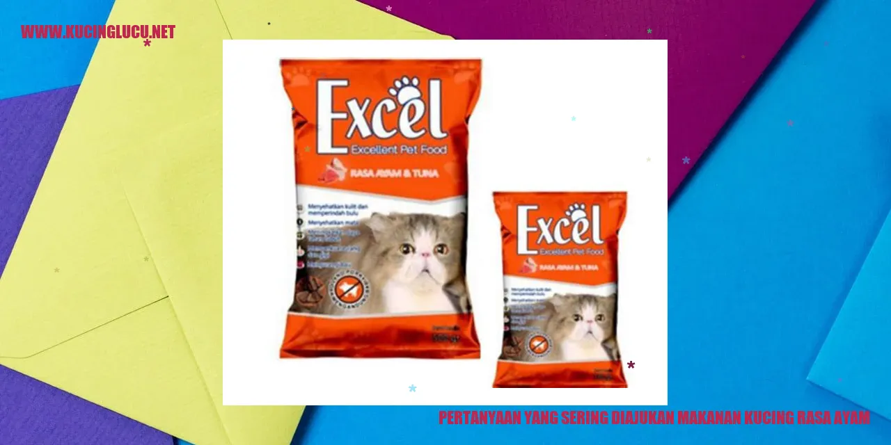 Pertanyaan yang Sering Ditanyakan tentang Makanan Kucing Berasa Ayam