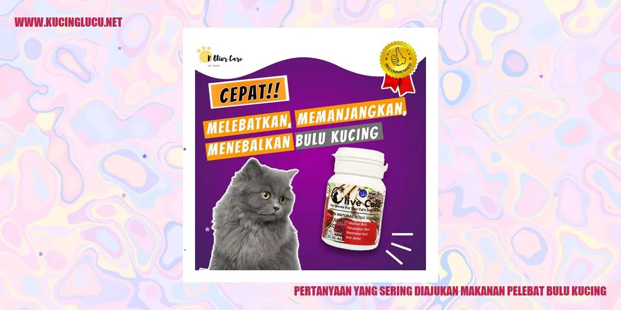 Makanan Pelebat Bulu Kucing
