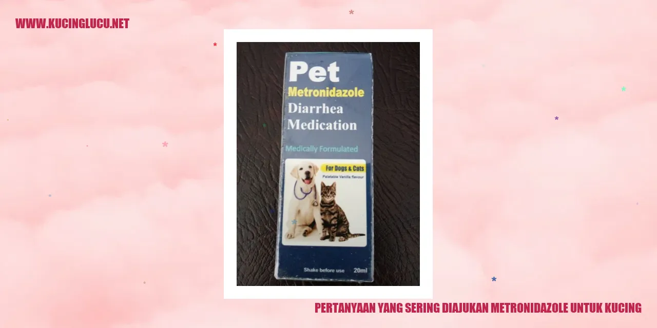 Metronidazole untuk kucing