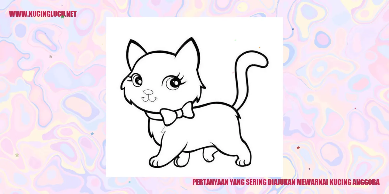 Pertanyaan yang Sering Ditanyakan tentang Mewarnai Bulu Kucing Anggora