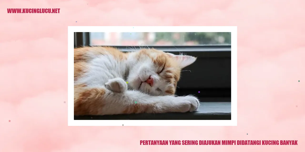 Kebanyakan kucing yang sering mengunjungi mimpi
