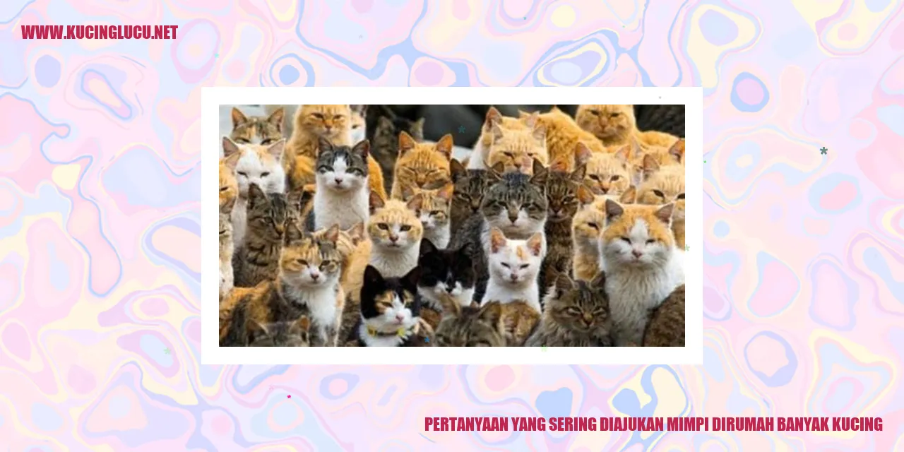 Ilustrasi Mimpi Rumah Penuh dengan Kucing