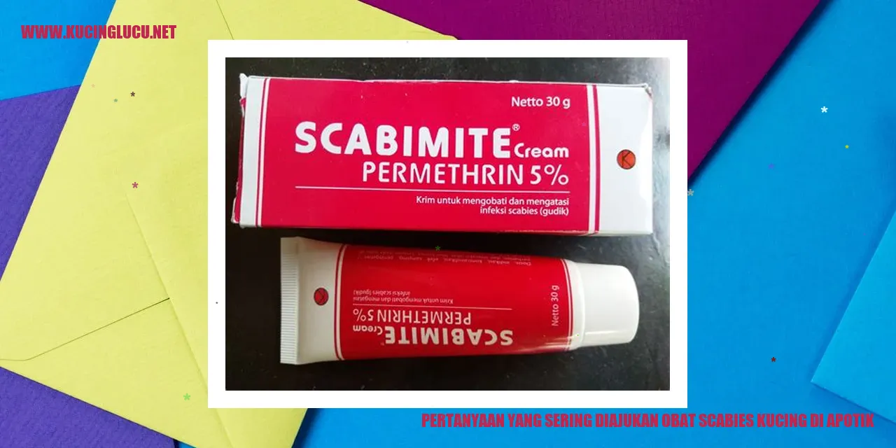 obat scabies kucing