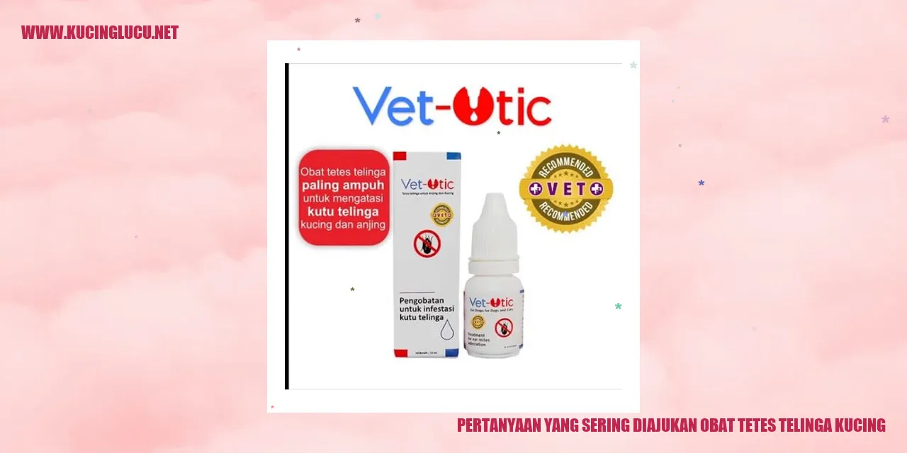 Obat Tetes Telinga Kucing