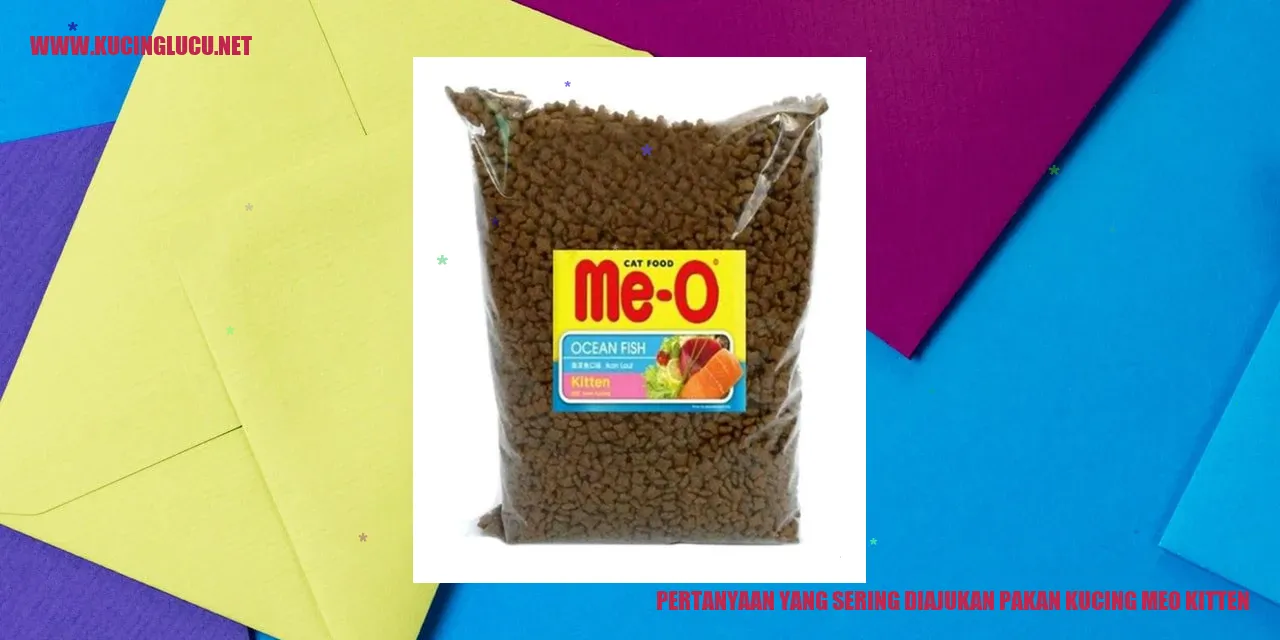 Gizi Kucing Meo Kitten