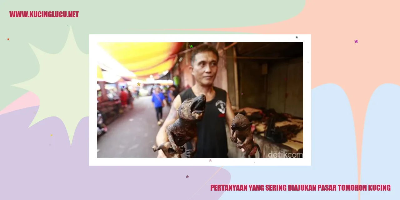 Pertanyaan yang Sering Diajukan Pasar Tomohon Kucing