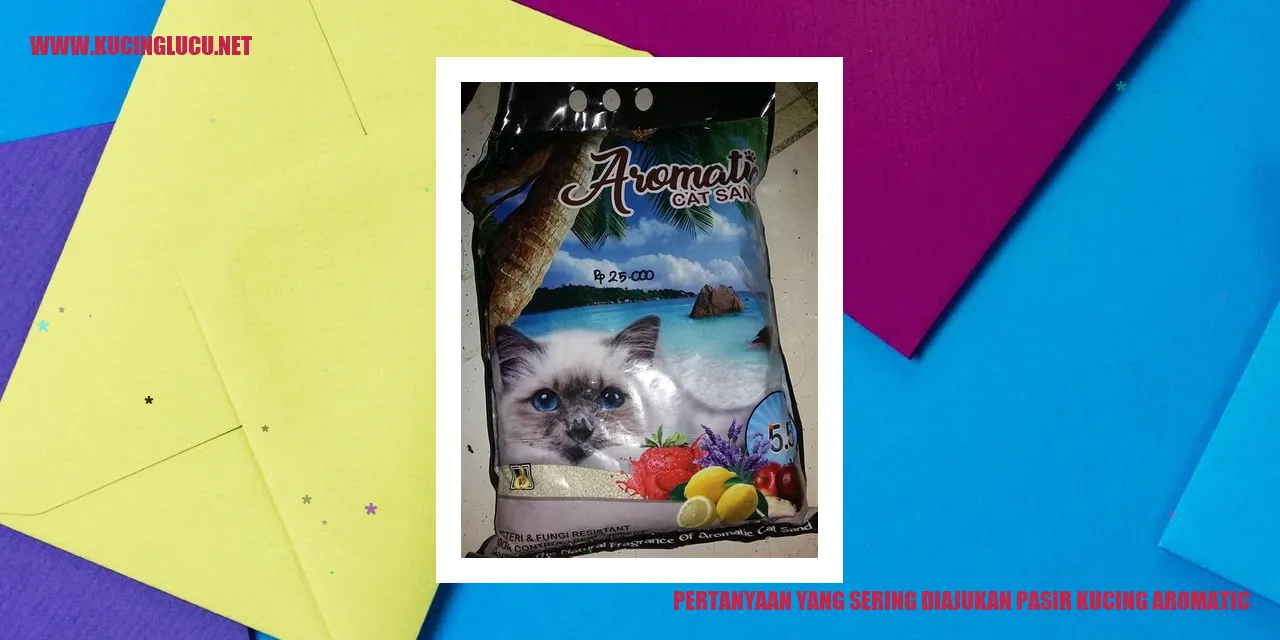 Pasir kucing aromatic