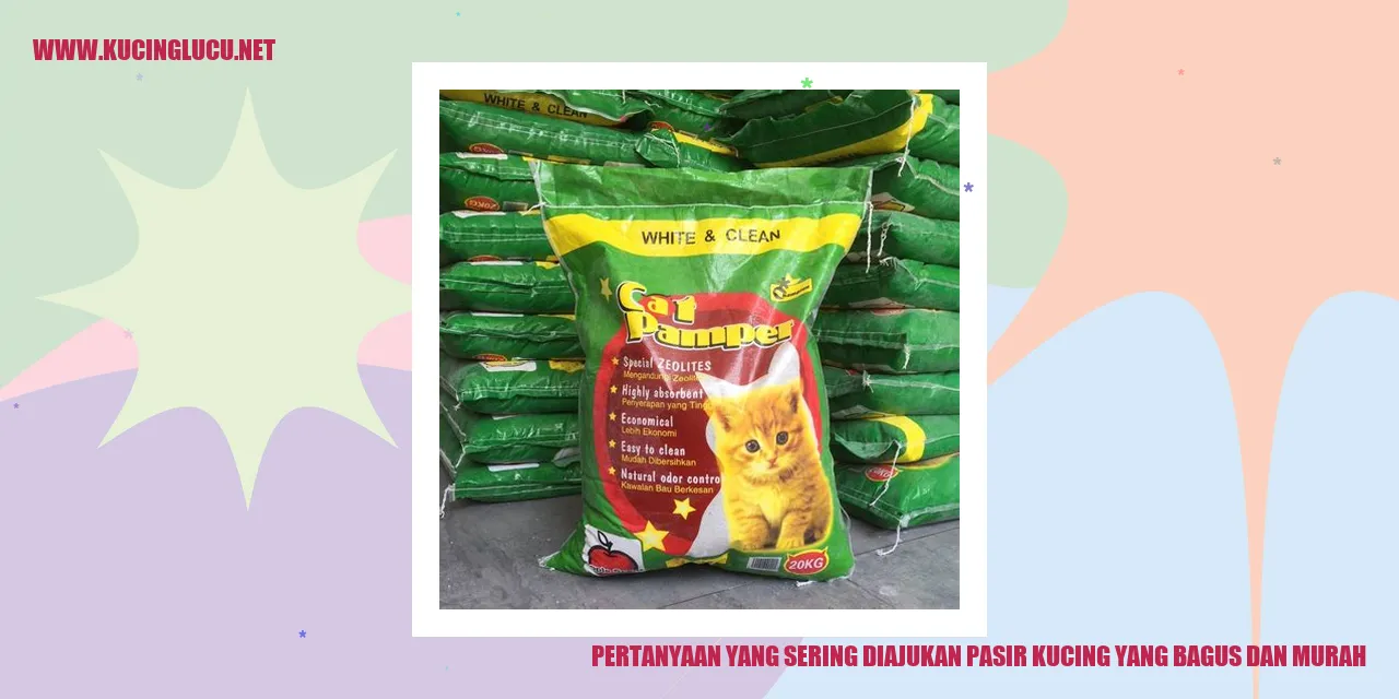 Pertanyaan yang Sering Diajukan pasir kucing yang bagus dan murah
