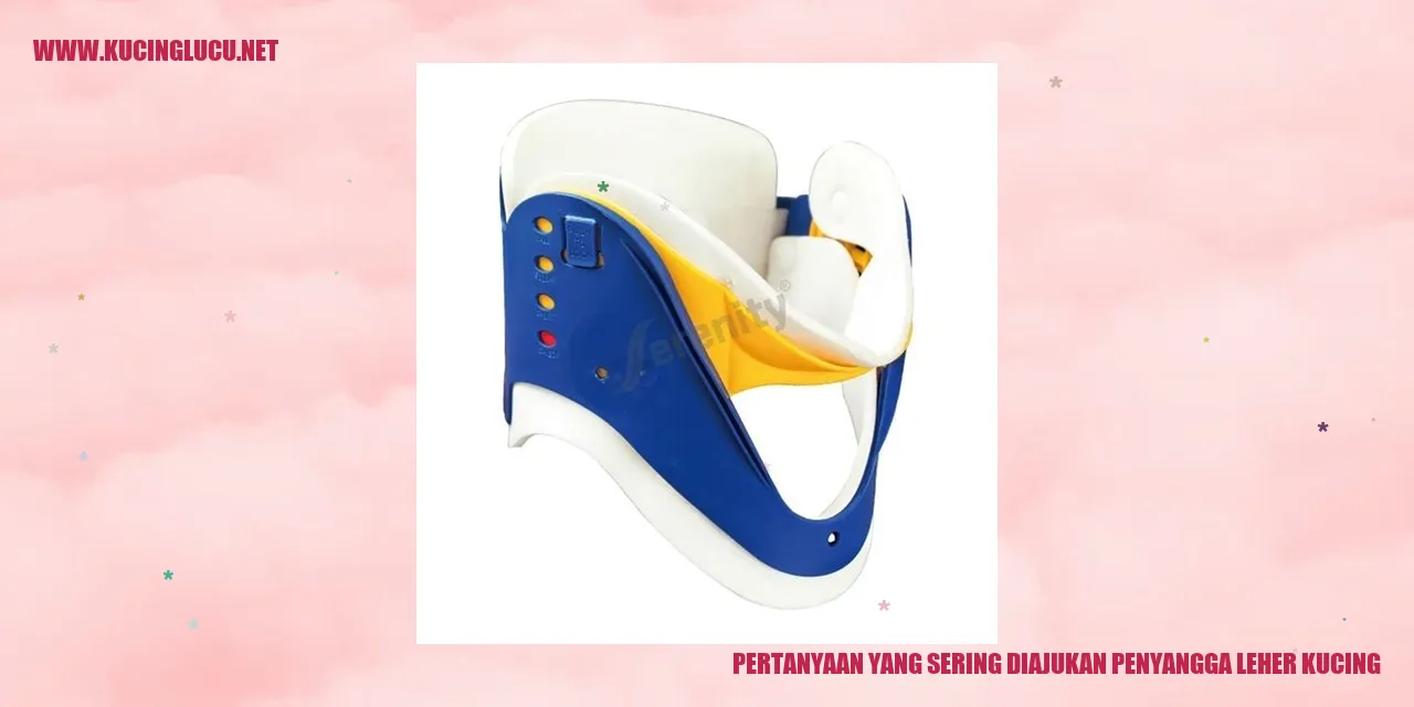 Penyangga leher kucing