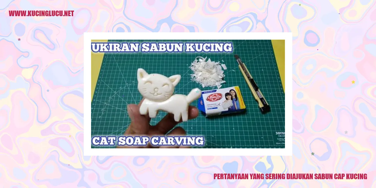 Pertanyaan yang Sering Diajukan sabun cap kucing