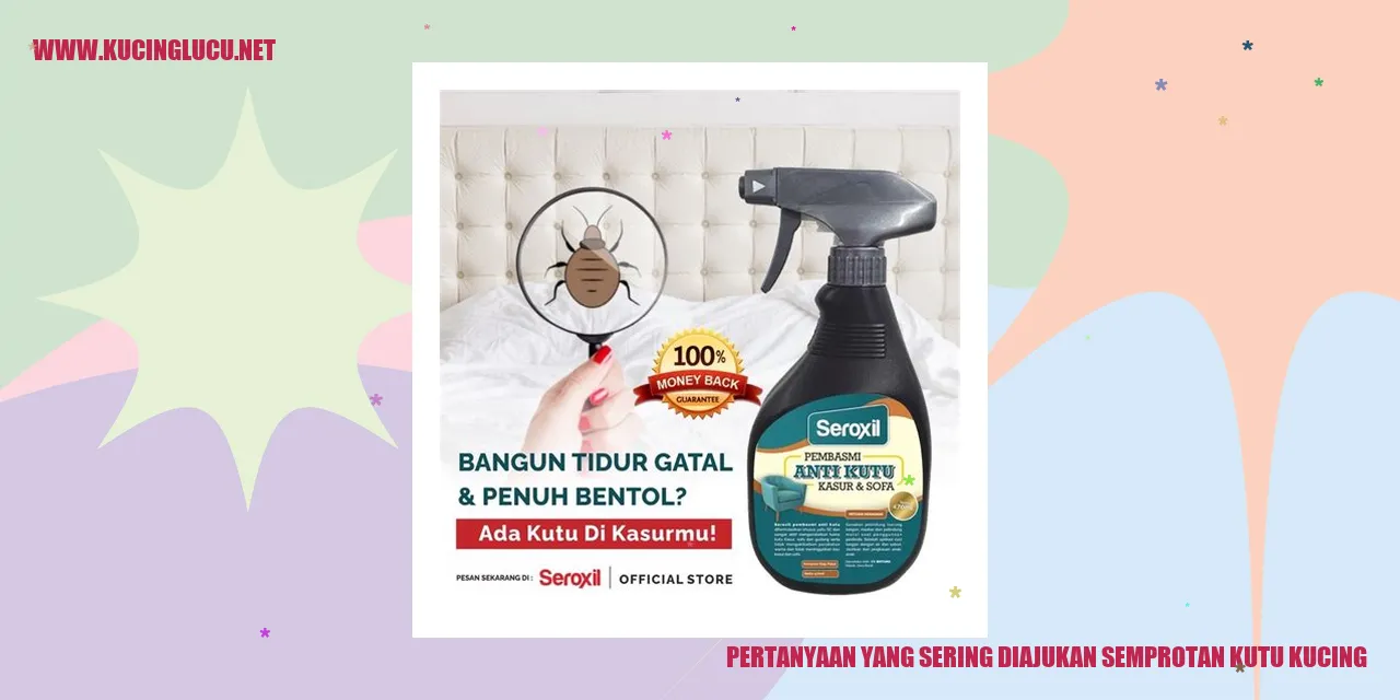Gambar mengenai pertanyaan semprotan kutu kucing