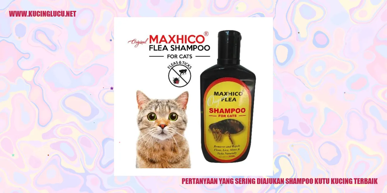 Pertanyaan yang Sering Diajukan shampoo kutu kucing terbaik