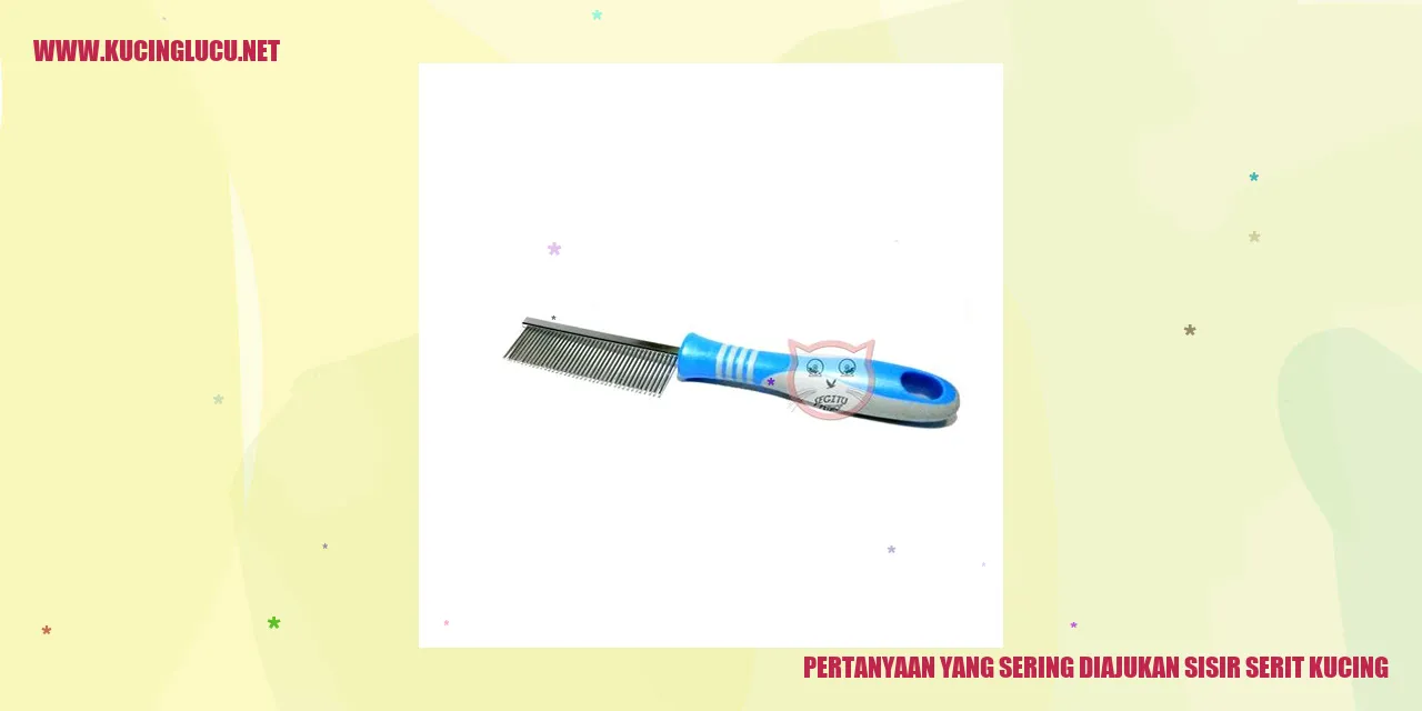 Sisir Serit Kucing
