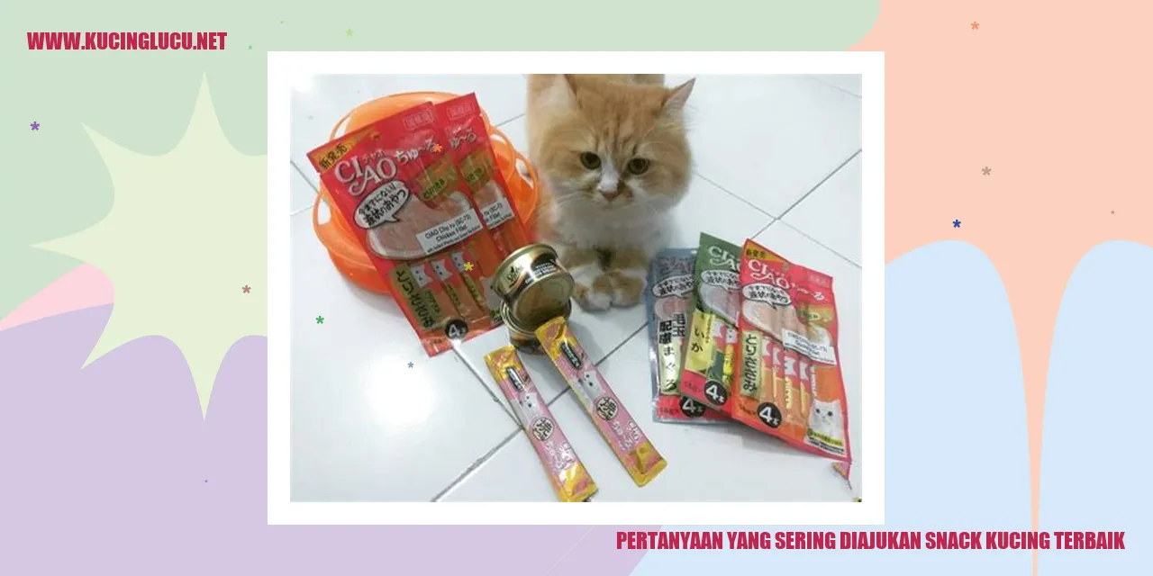 Snack Kucing Terbaik