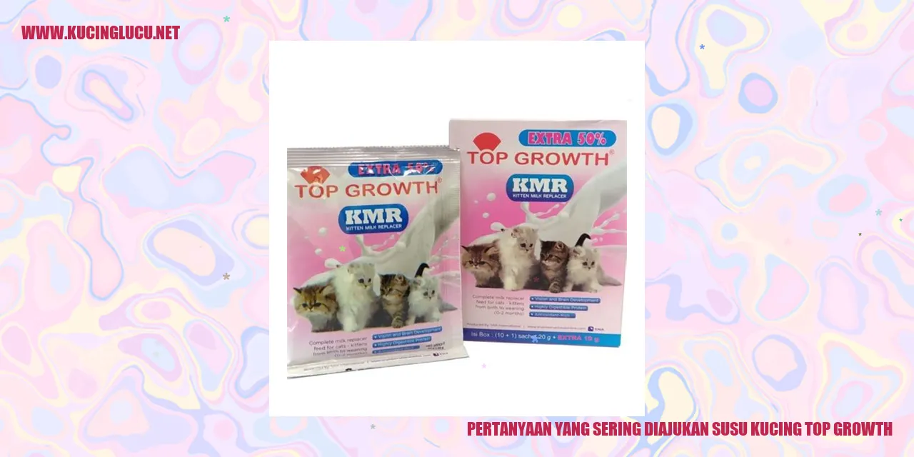 pertanyaan tentang susu kucing top growth