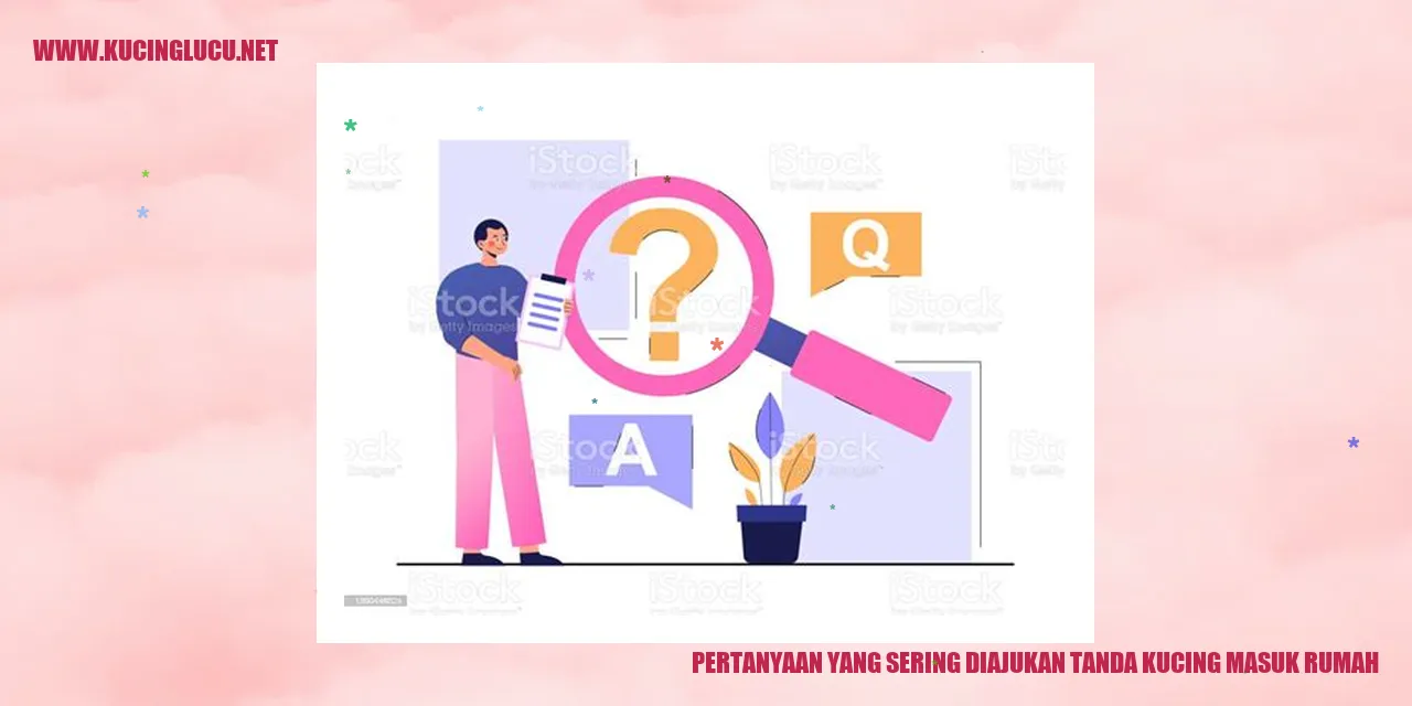 Gambar tanda kucing masuk rumah