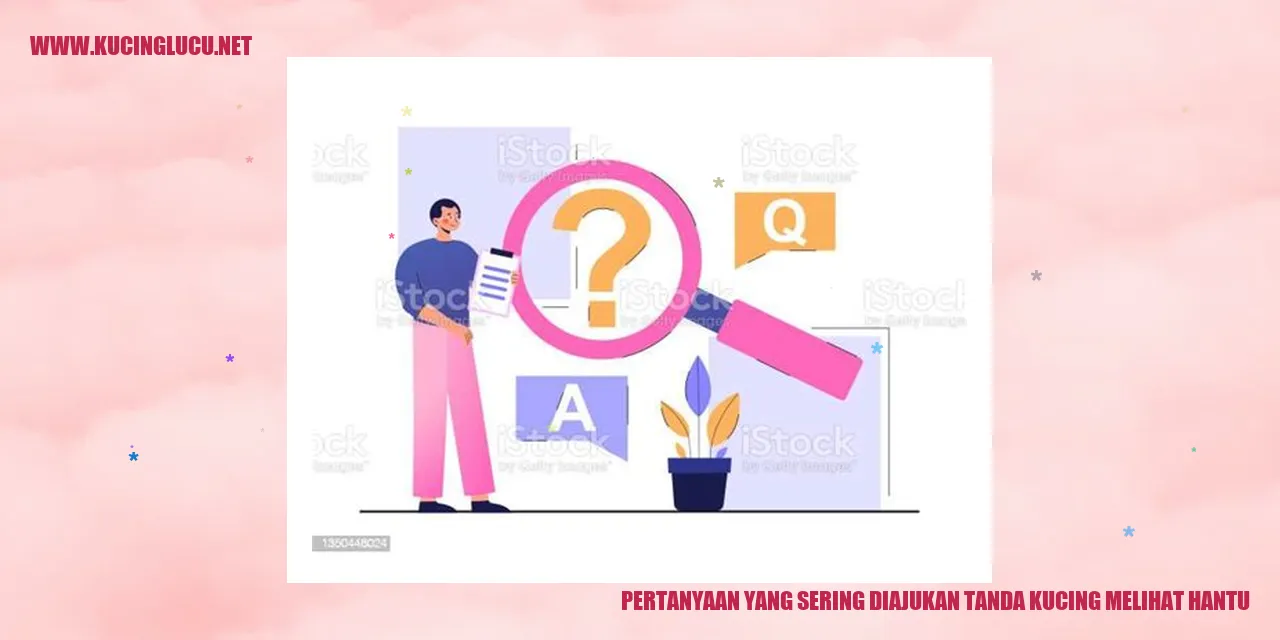 Gambar kucing menyaksikan hantu