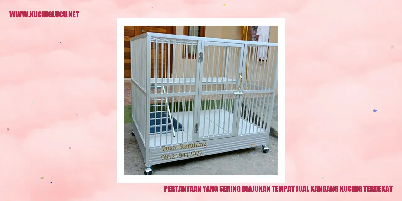 Gambar kandang kucing