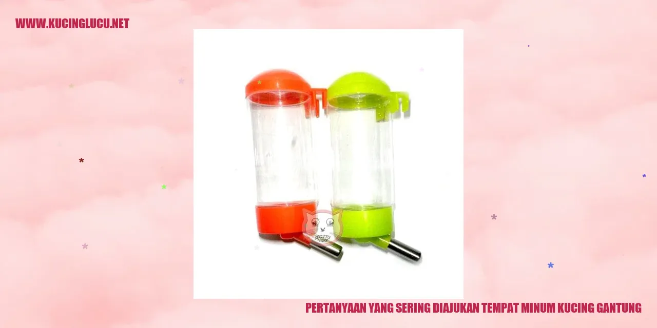 Minuman Kucing Gantung