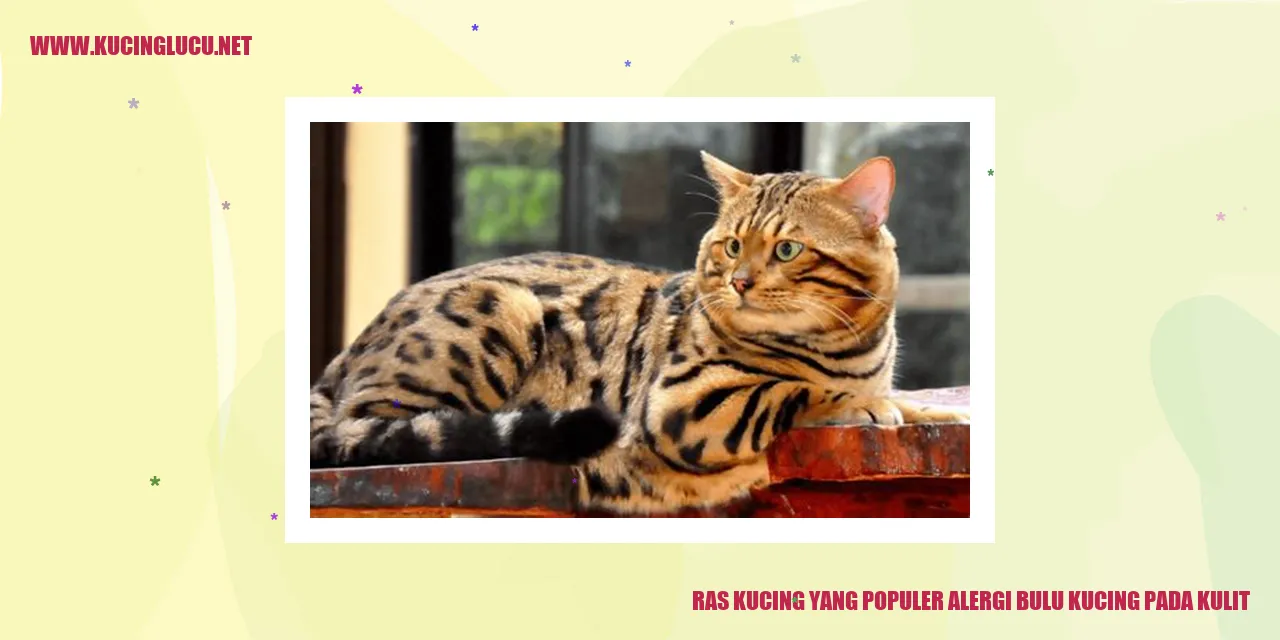 Varietas Kucing yang Terkenal dengan Alergi Bulunya pada Kulit