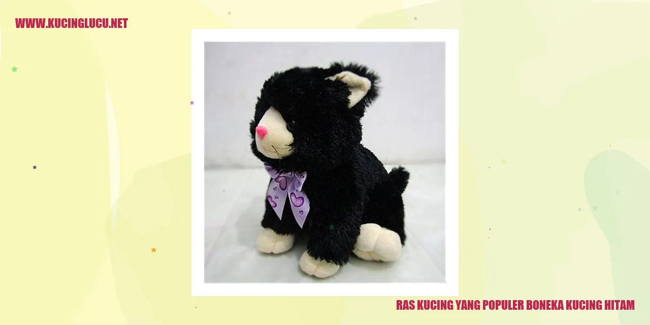 Boneka Kucing Hitam