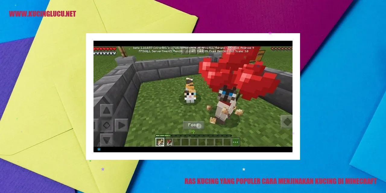 Ras Kucing yang Terkenal dalam Minecraft