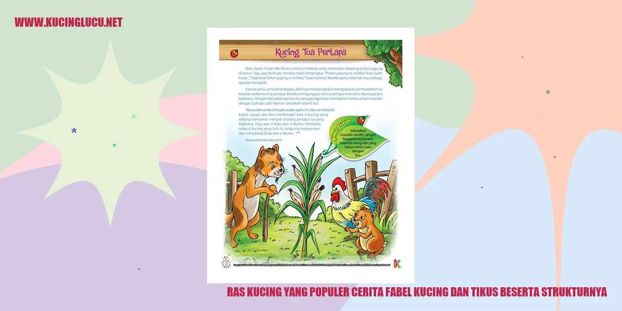 Kisah Fabel tentang Kucing dan Tikus