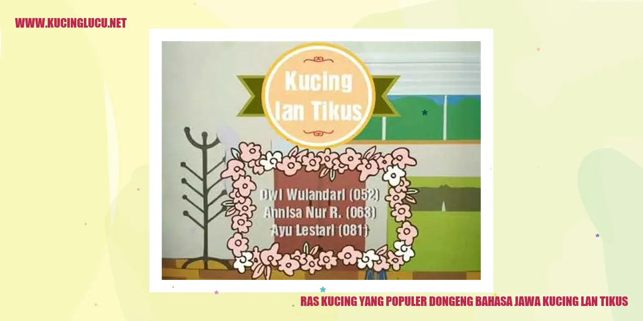 gambar kucing dan tikus