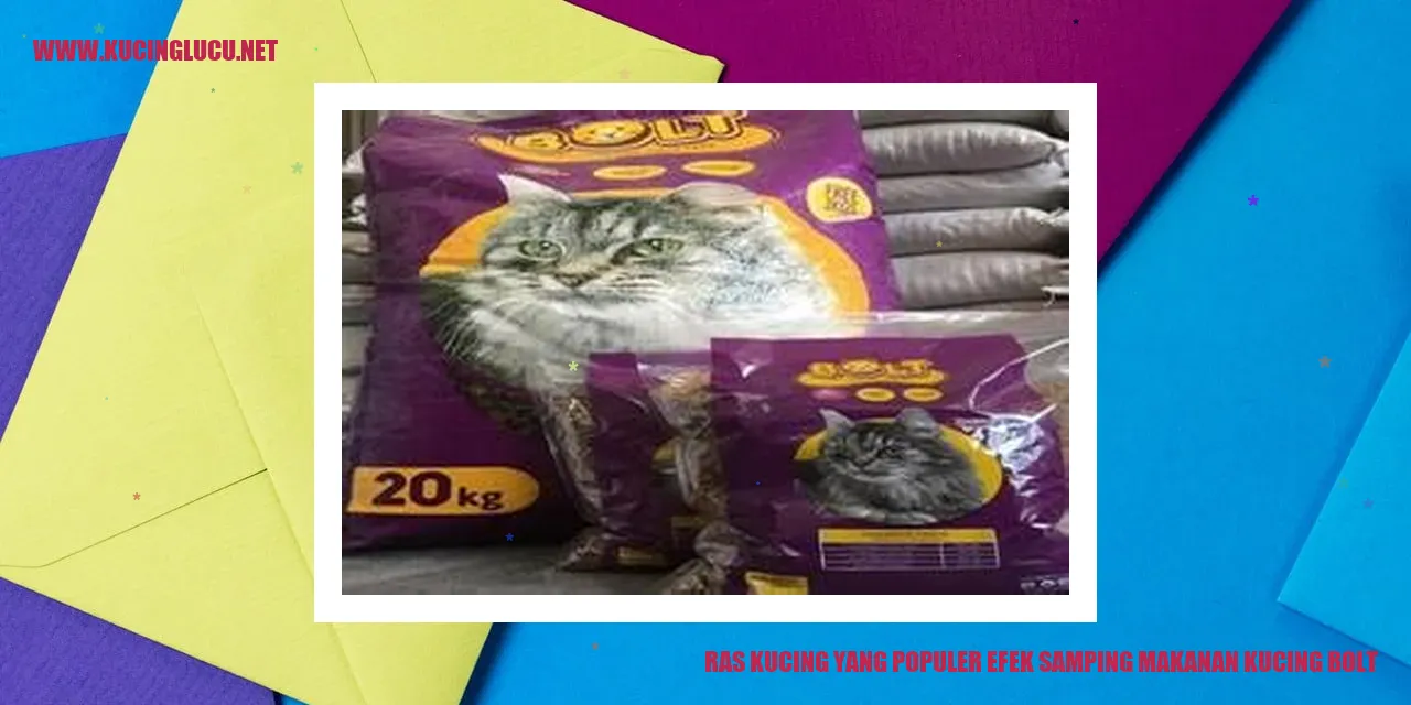 Kucing Makanan Bolt