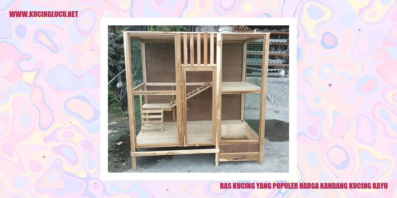 Ras Kucing yang Populer harga kandang kucing kayu