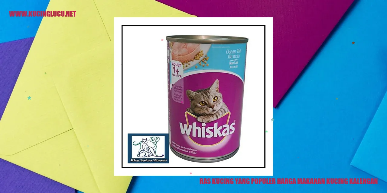 Ras Kucing yang Popular