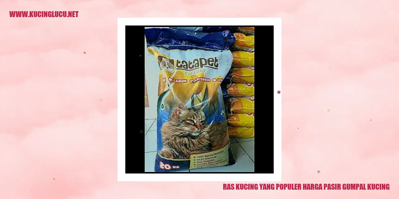 Ras Kucing yang Populer harga pasir gumpal kucing