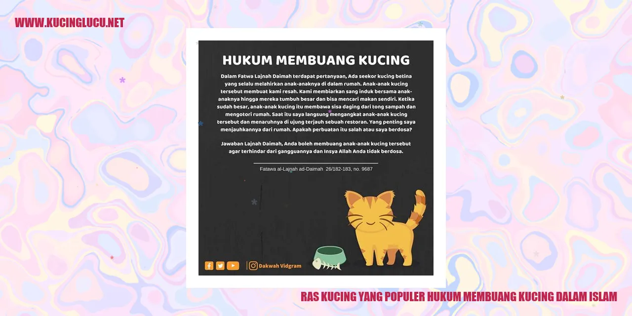 Ras Kucing yang Terkenal