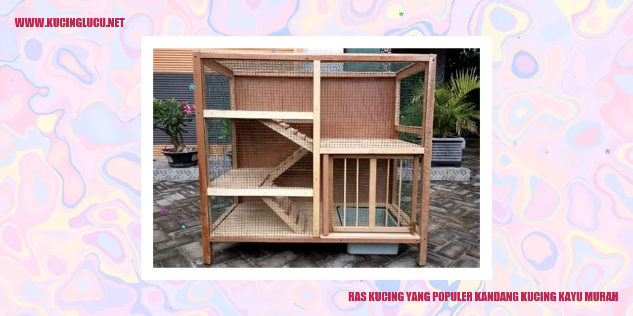 Gambar Kucing di Kandang Kayu