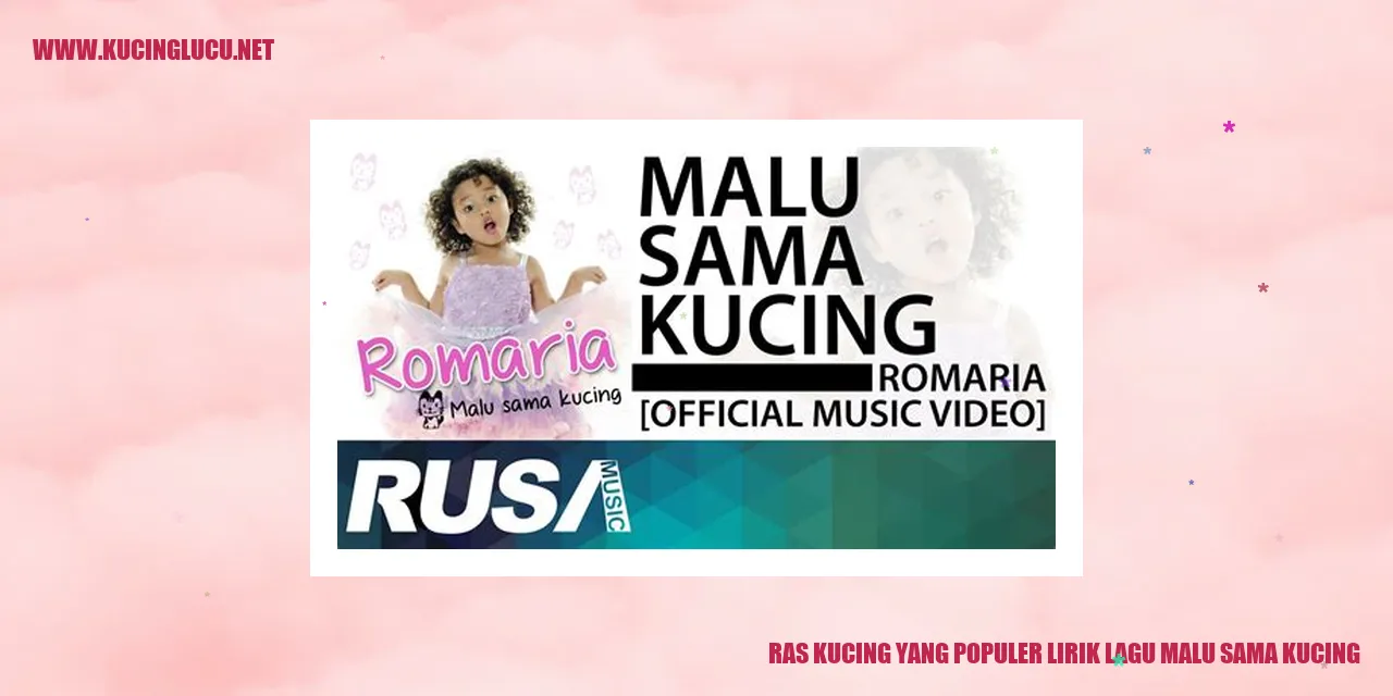 Ras Kucing yang Terkenal