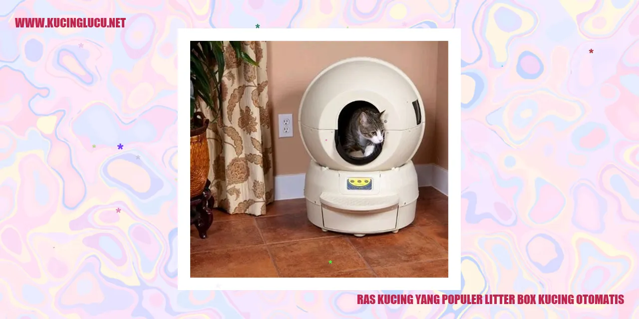 Kucing menggunakan litter box kucing otomatis