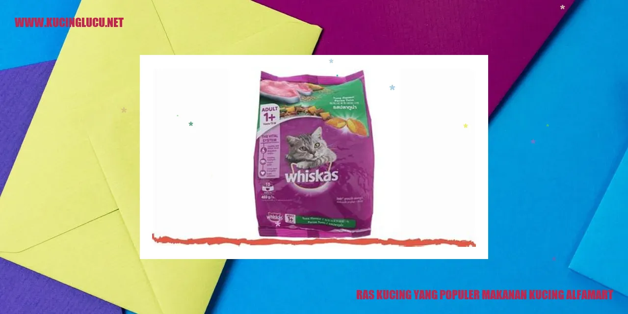 Ras Kucing yang Populer Makanan Kucing Alfamart