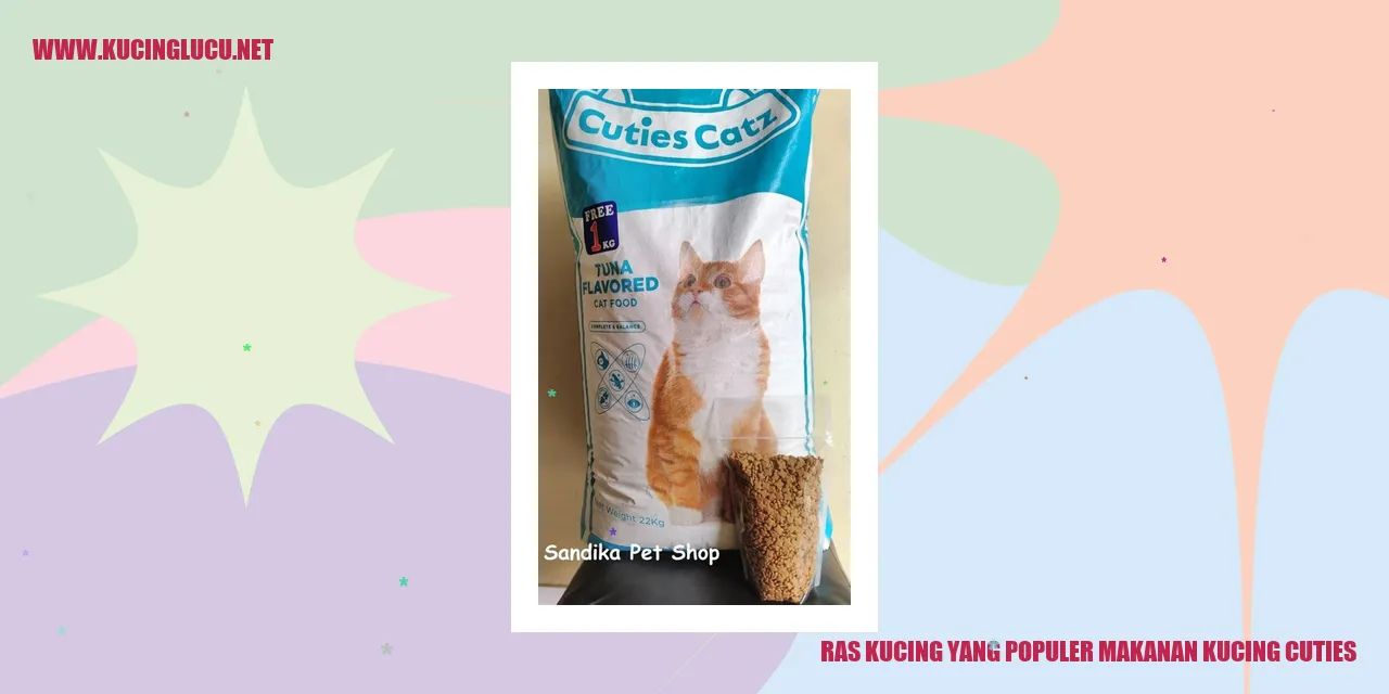 Ras Kucing yang Populer Makanan Kucing Cuties