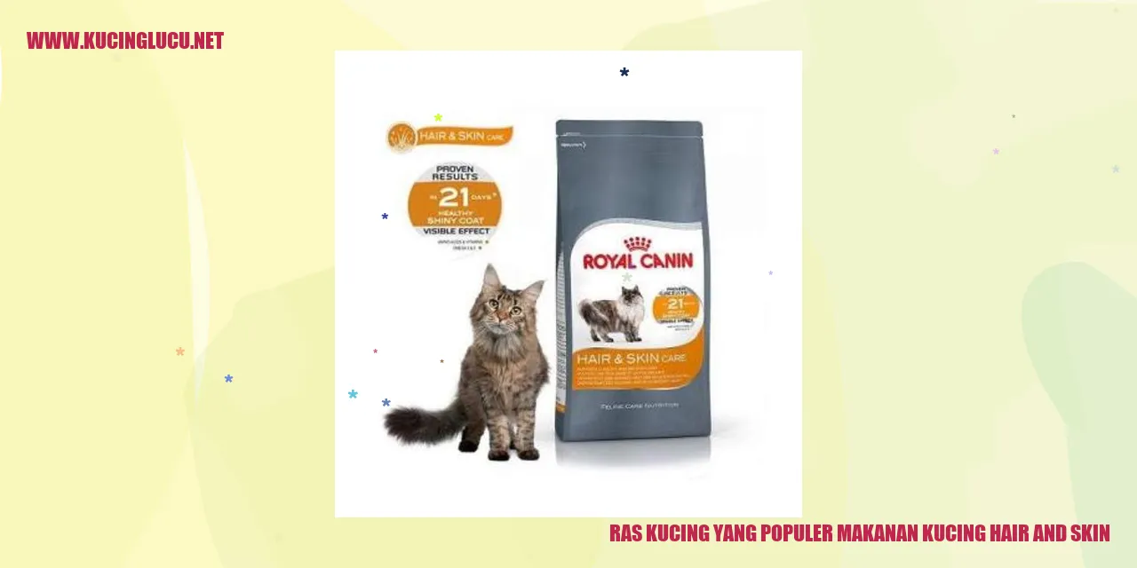 Ras Kucing yang Populer makanan kucing hair and skin