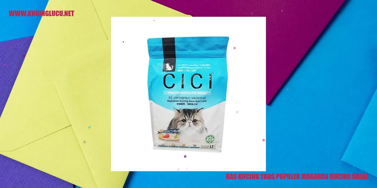 Makanan Kucing Halal