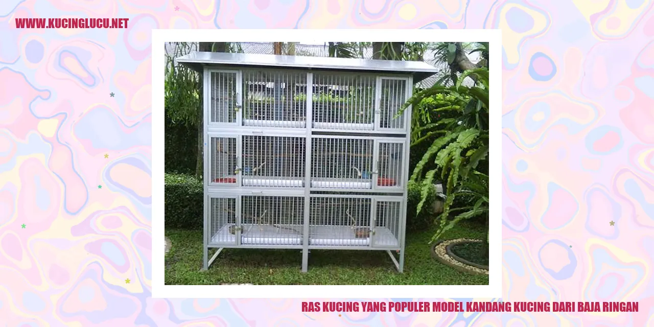 Kandang kucing persia
