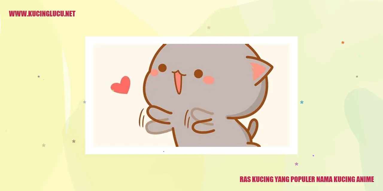 Ras Kucing yang Populer