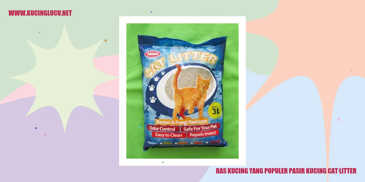 Ras Kucing yang Populer pasir kucing cat litter