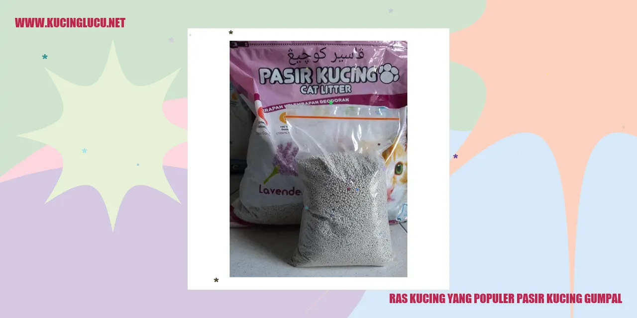 Pasir Kucing Klumping