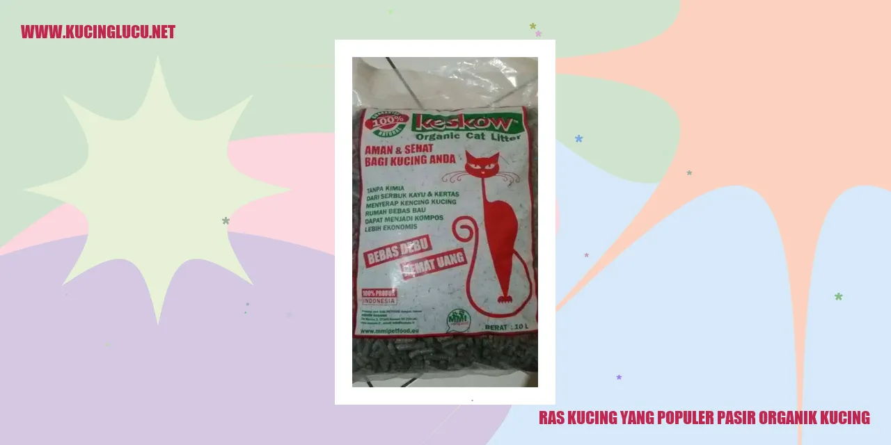 Pasir organik kucing