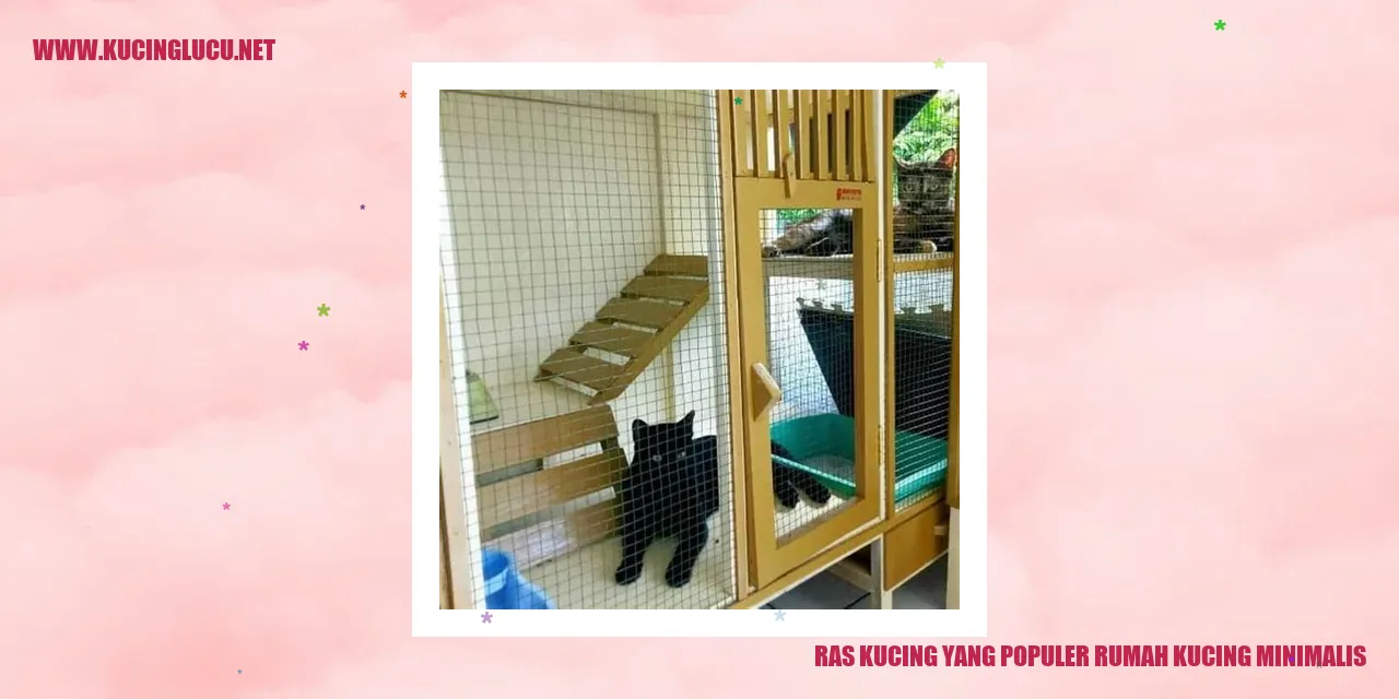 Ras Kucing yang Populer rumah kucing minimalis