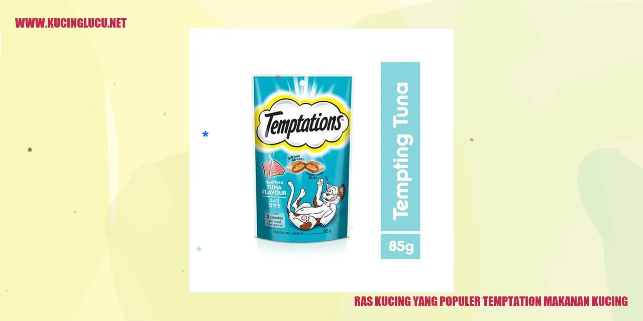 Ras Kucing yang Populer Temptation Makanan Kucing