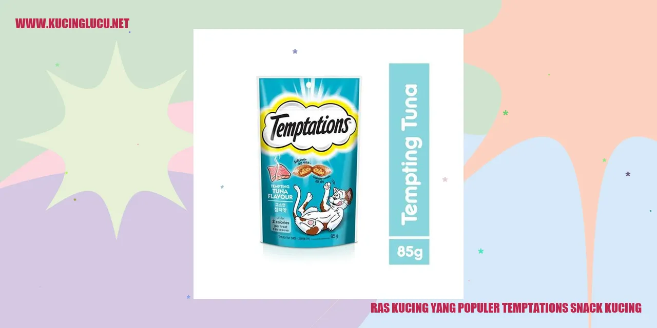 Ras Kucing yang Populer temptations snack kucing