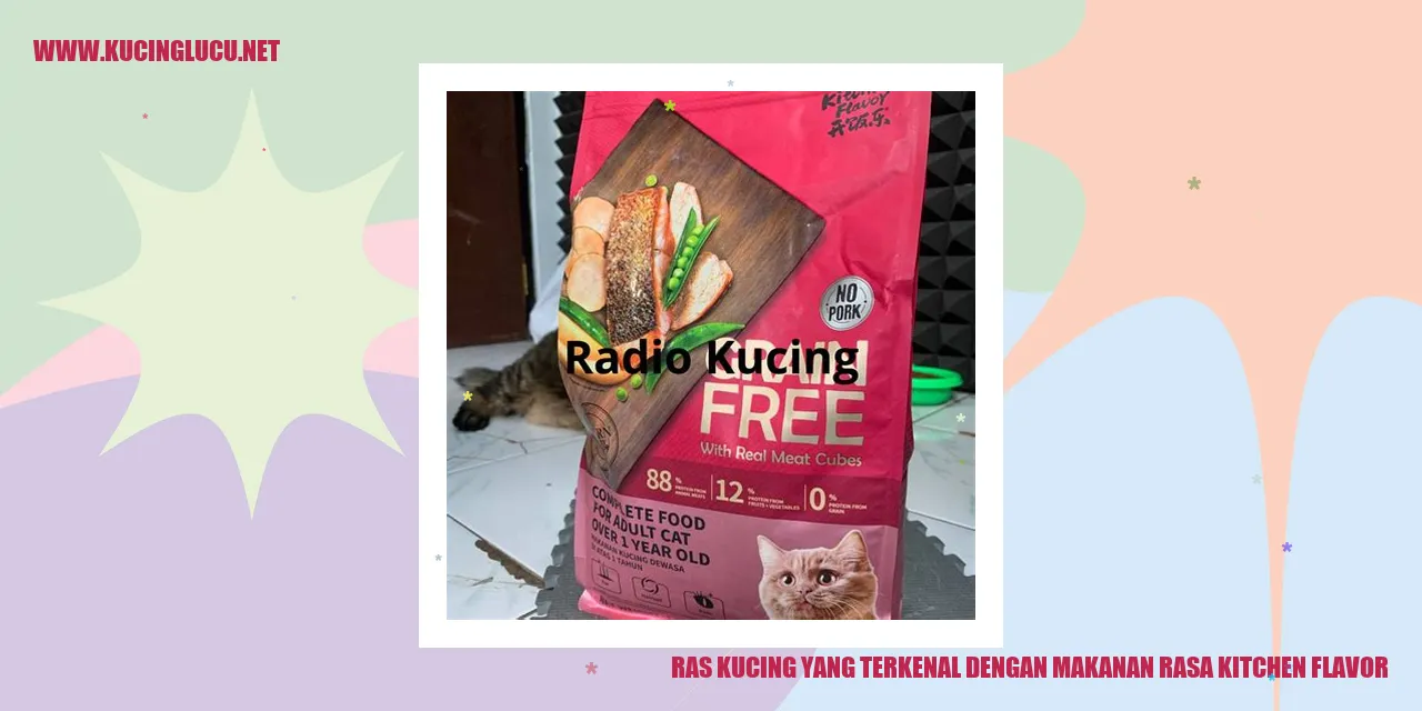 Kucing Menikmati Makanan Kitchen Flavor